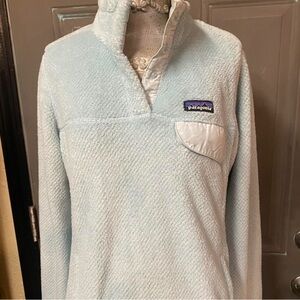 Patagonia Light Blue Fleece Pullover